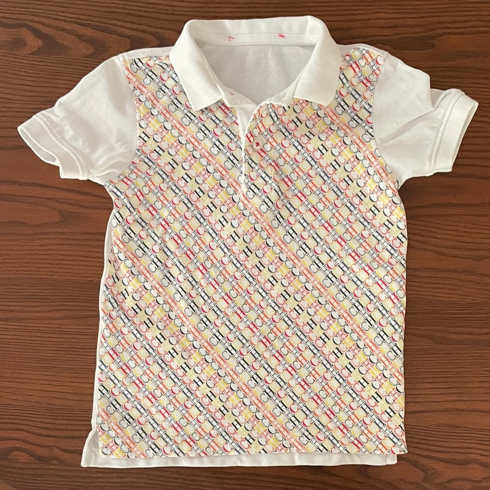 Carolina Herrera Little Boys size 4T Patterned Polo Shirt